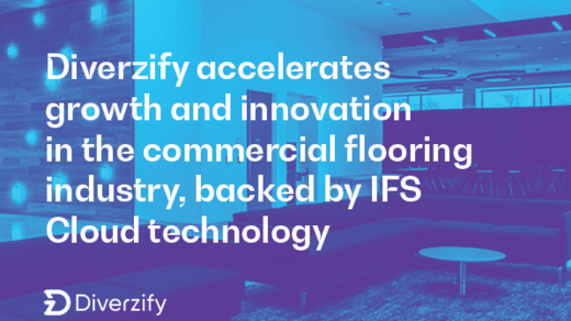Diverzify accelerates growth and innovation in the commercial flooring industry, backed by IFS Cloud technology