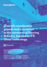 Diverzify accelerates growth and innovation in the commercial flooring industry, backed by IFS Cloud technology