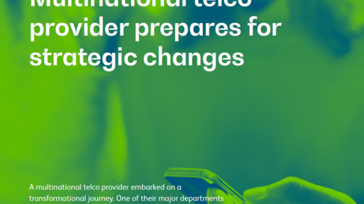 Multinational telco provider prepares for strategic changes